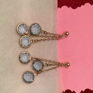 Blue Crystal earrings